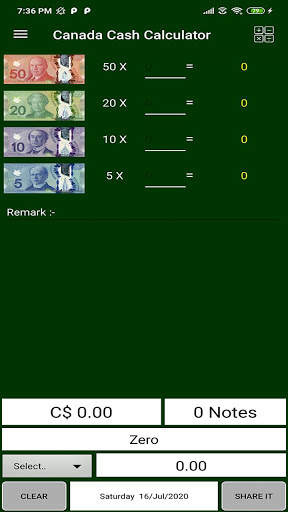 Canadian Easy Cash Calculator Plus screenshot 2