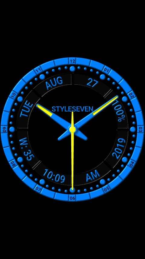 Informative Analog Clock Live Wallpaper-7 screenshot 5