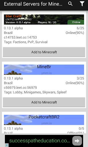Servers For Minecraft PE screenshot 8