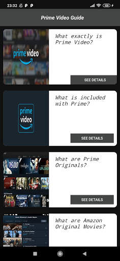 Streaming Guide Amazon Movies Prime screenshot 1