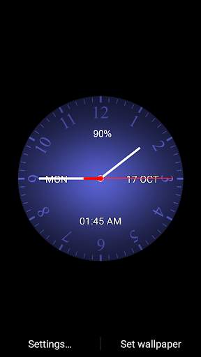 Analog clock Live WP screenshot 1