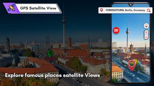 Live Earth Map HD-GPS Satellite & Live Street View screenshot 3