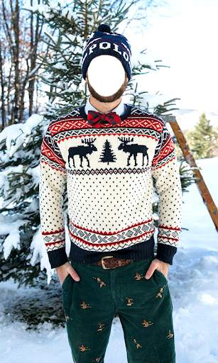 Christmas Men Photo suit screenshot 4