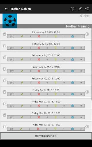 Anwesenheitsliste screenshot 10