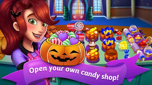 Halloween Candy Shop - Food Cooking Game screenshot 1