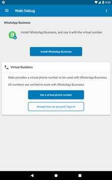 Phone Number for WhatsApp Business - Wabi screenshot 8