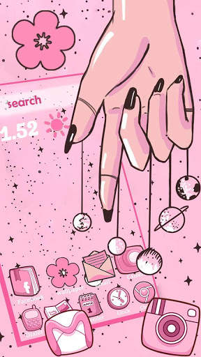 Universe, Hand Themes, Live Wallpaper screenshot 2