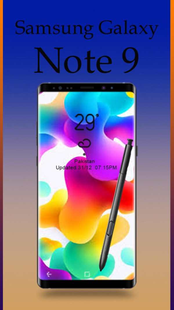 Themes for Note 9: Samsung galaxy note 9 launcher 2 تصوير الشاشة