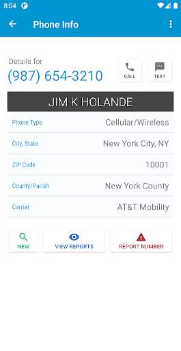 Reverse Lookup: Free Phone Number Lookup screenshot 5