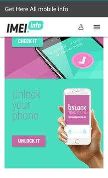 Mobile information*imei* screenshot 1