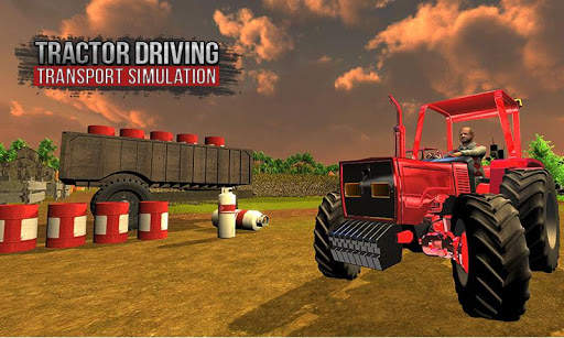 Tractor Driving Transport Simulation screenshot 1