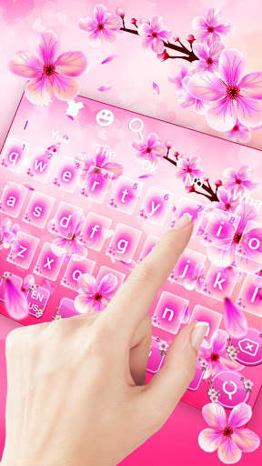 Beautiful Spring Flower Keyboard screenshot 2