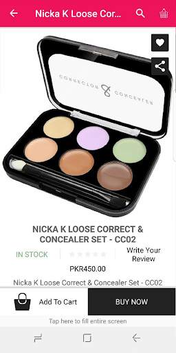 Just4girls - Online shopping, makeup & cosmetics screenshot 2