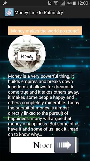 Money Line In Palmistry स्क्रीनशॉट 2