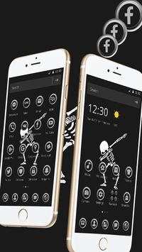 Black Art Skull Dancer Theme screenshot 2