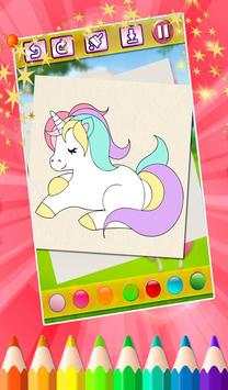 Unicorn Coloring Book: Fun Game for Kids screenshot 11