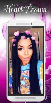 Photo Booth Heart Crown App screenshot 2