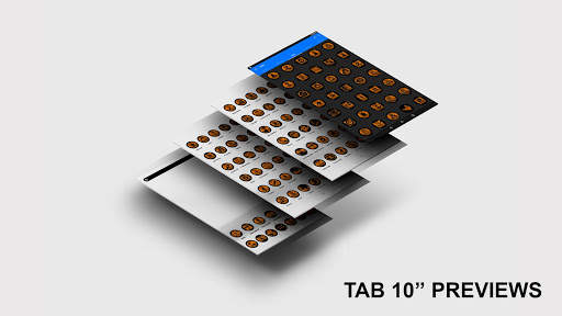 Oreo Orange Icon Pack screenshot 16