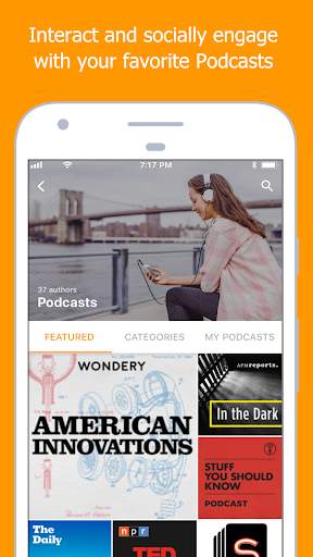 Podcast Player & Podcast App - TuneVu screenshot 1