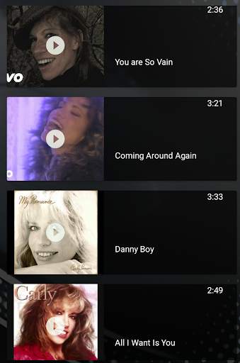 Carly Simon Songs Music Videos screenshot 3
