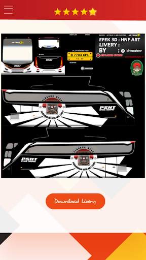 Livery Bussid HD Complete screenshot 6