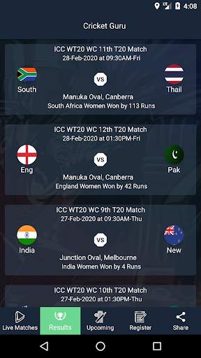 Cricket GURU - Live Line & Cricket Score screenshot 7