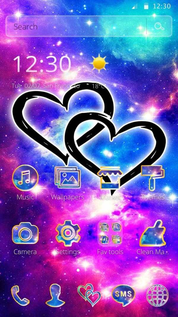 Dream Galaxy Love Theme screenshot 5