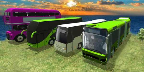 Uphill Off Road Driving Bus Game Simulator screenshot 3