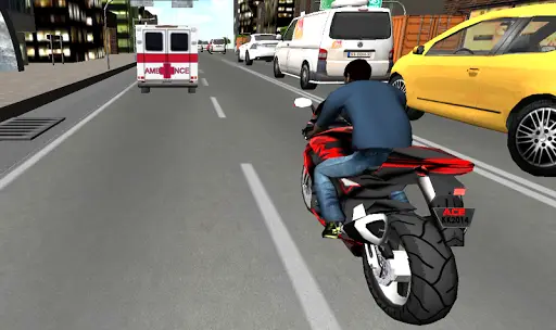 Motorcycle Driving : Traffic Racer screenshot 1
