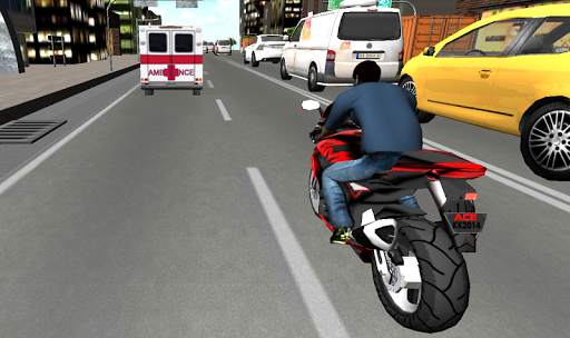 Motorcycle Driving : Traffic Racer screenshot 1