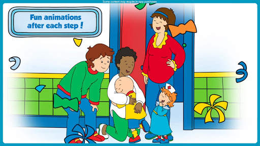 Caillou เช็คอัพ – เกมหมอ screenshot 5