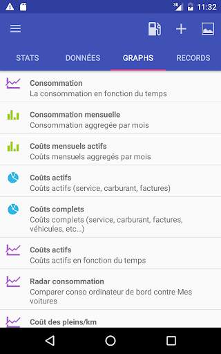 Mes voitures - Carburant,coûts screenshot 11