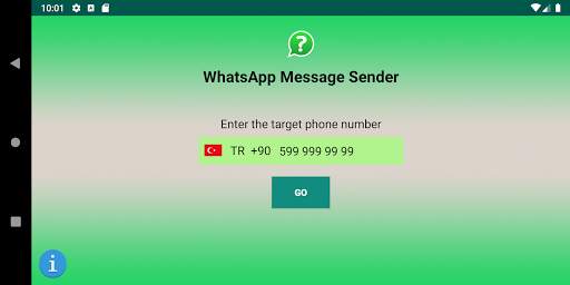 Send Messages to Unsaved Number screenshot 3