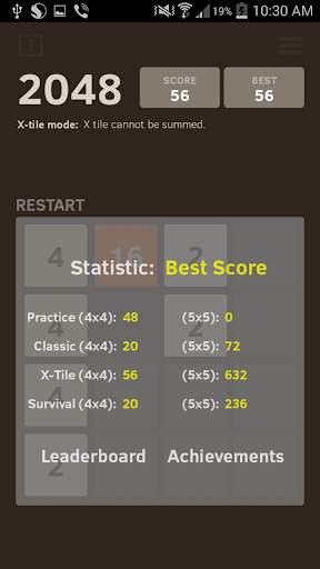 2048 Number puzzle game screenshot 4