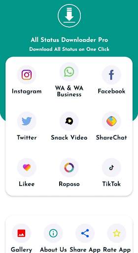 All Status Downloader Pro - WA, Insta, FB, Twit,.. screenshot 1