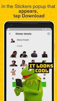 Send Meme Stickers for Whatsapp screenshot 5