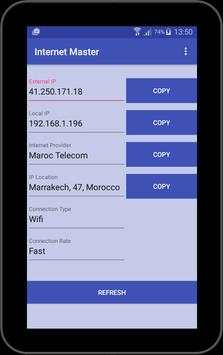 Internet Wifi Master screenshot 1