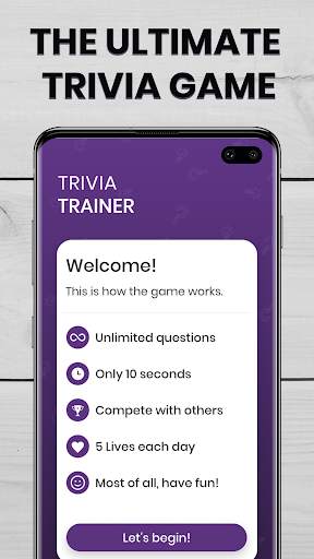 Trivia Trainer: Impossible Quiz Game screenshot 1