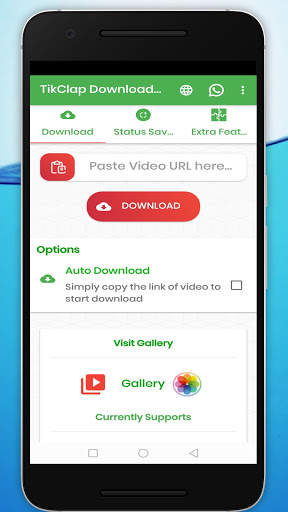 TikClap -All Social Video Downloader free 2020 screenshot 1