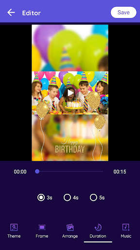 Birthday Video Maker with Song screenshot 6