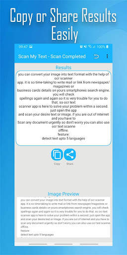 Scan my Text - OCR Text Scanner. screenshot 4