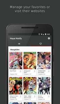 Manga & Anime Notifications - Hayai Notify screenshot 2