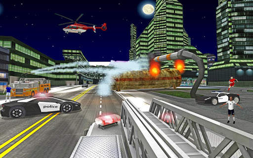 Fire Truck Rescue Driving Sim 3D screenshot 6