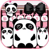 Cute Lovely Panda keyboard 10001001