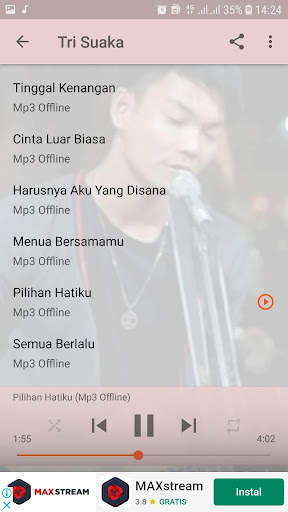 Aku Rela - Trisuaka Mp3 Offline screenshot 8