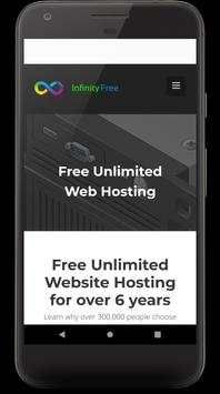 Infinity Free Hosting 8 تصوير الشاشة
