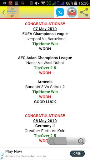 WIN FREE DAILY TIPS 100% screenshot 3