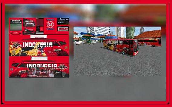 60  Skin Bola Livery BUSSID HD screenshot 2