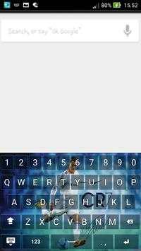 Ronaldo Special Keyboard screenshot 1