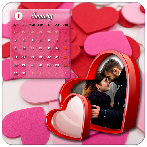 Love GIF Calender Photo Frames icon